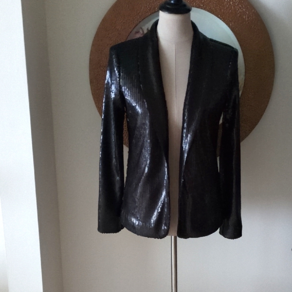 BDB Black Sequin Women's Blazer